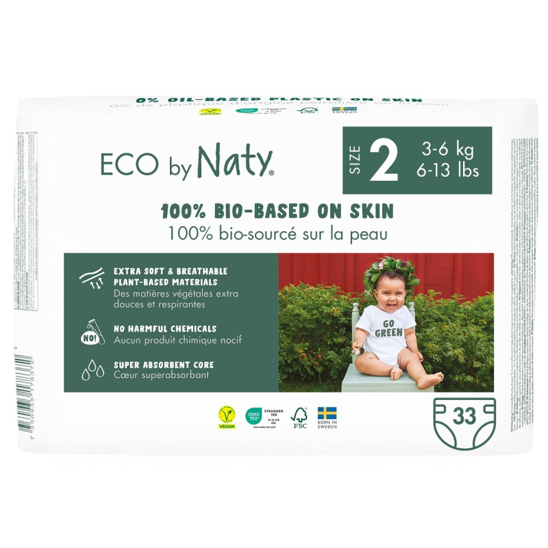 Eco by Naty Plenky Mini 3-6 kg (33 ks)