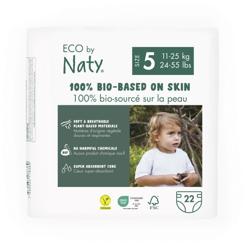 Eco by Naty Plenky Junior 11-25 kg (22 ks)