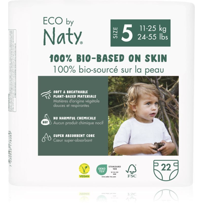 Eco by Naty Plenky Junior 11-25 kg (22 ks)