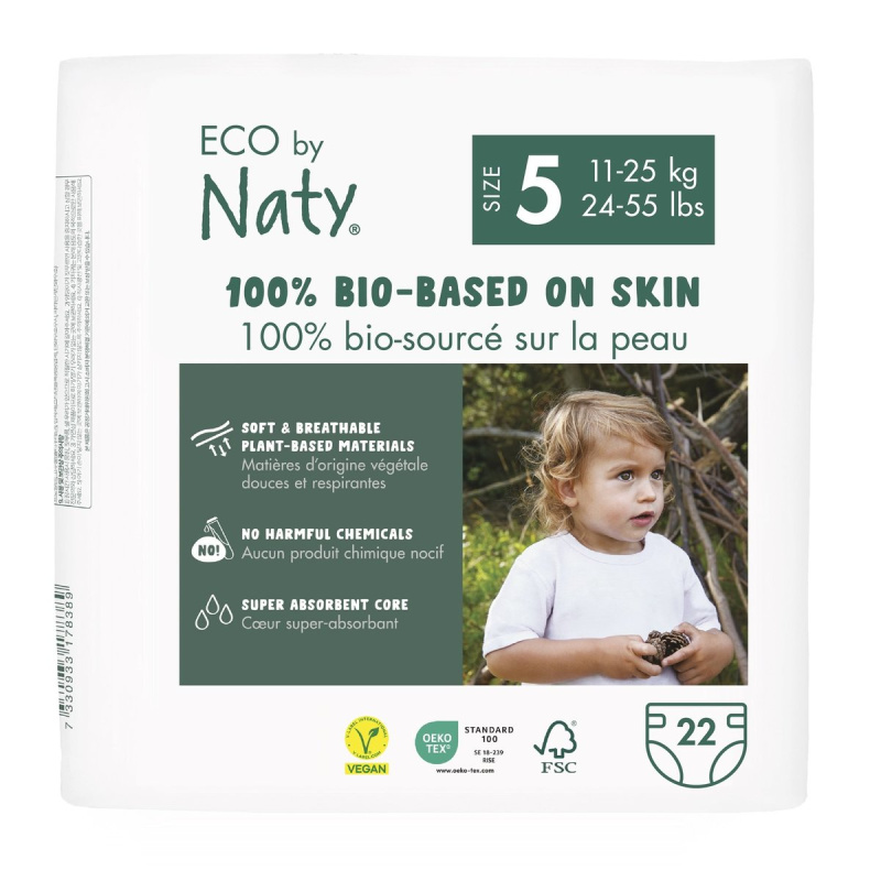 Eco by Naty Plenky Junior 11-25 kg (22 ks)