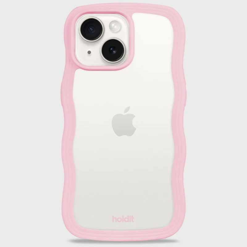 HOLDIT Kryt na mobil iPhone 16e  - Pink/Transparent