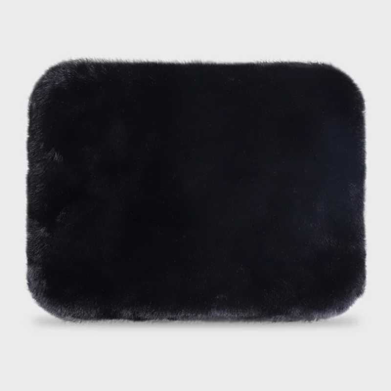 HOLDIT Obal na notebook 14" - Faux Fur Black