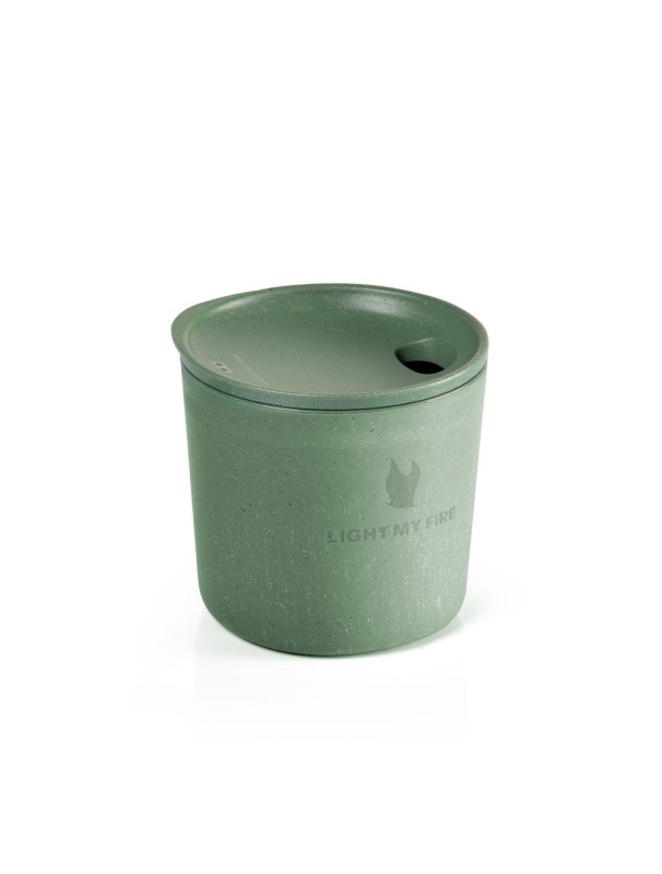 Light my fire Ekologický kelímem s víčkem - MyCup´n Lid short, 250ml Barva: Zelená
