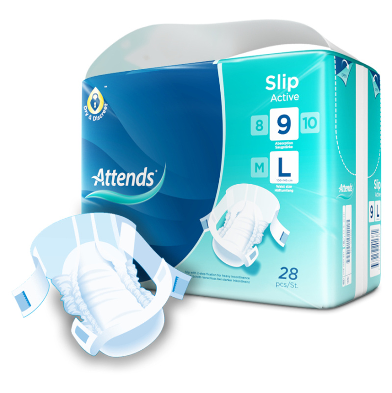 ATTENDS Slip active 9 absorpční kalhotky velikost L 28 ks
