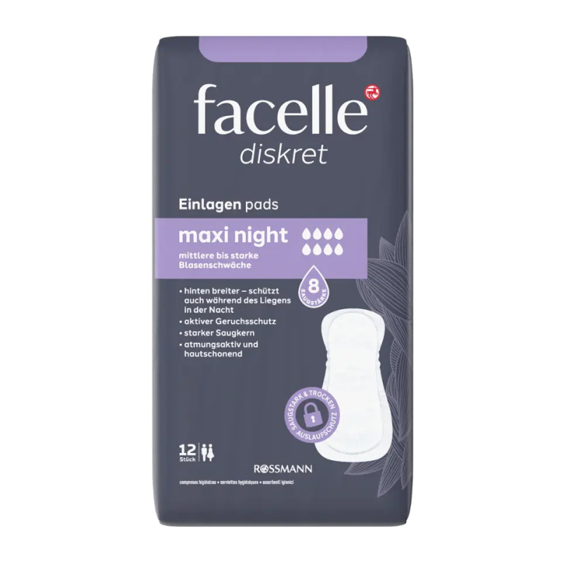 facelle Inkontinenční vložky Maxi night 12 ks