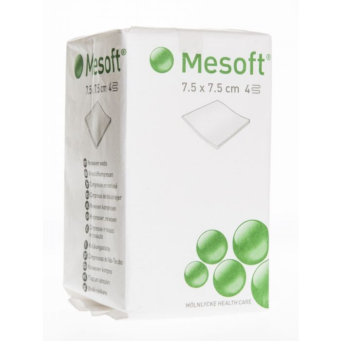 Kompres Mesoft nester.7.5x7.5cm 100ks 157100