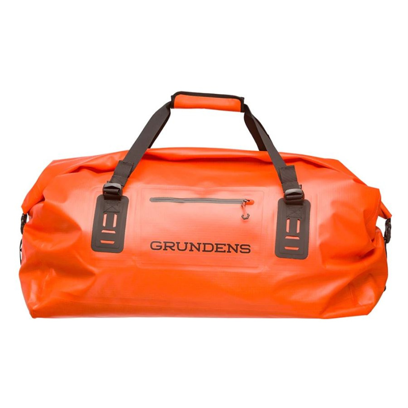 Grundéns taška shackelton duffel bag red orange 105 l
