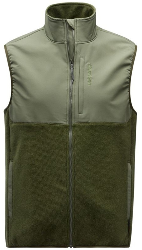 Grundéns vesta bering fleece pro vest deep lichen green deep depths - xxl