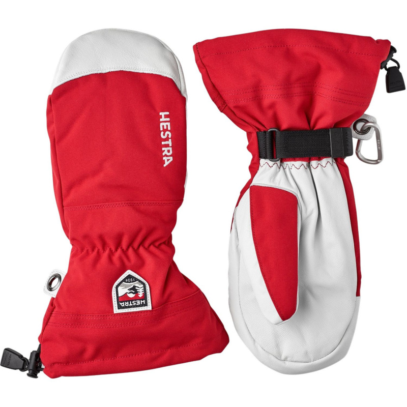 Hestra Army Leather Heli Ski, lyžařský rukáv, červená