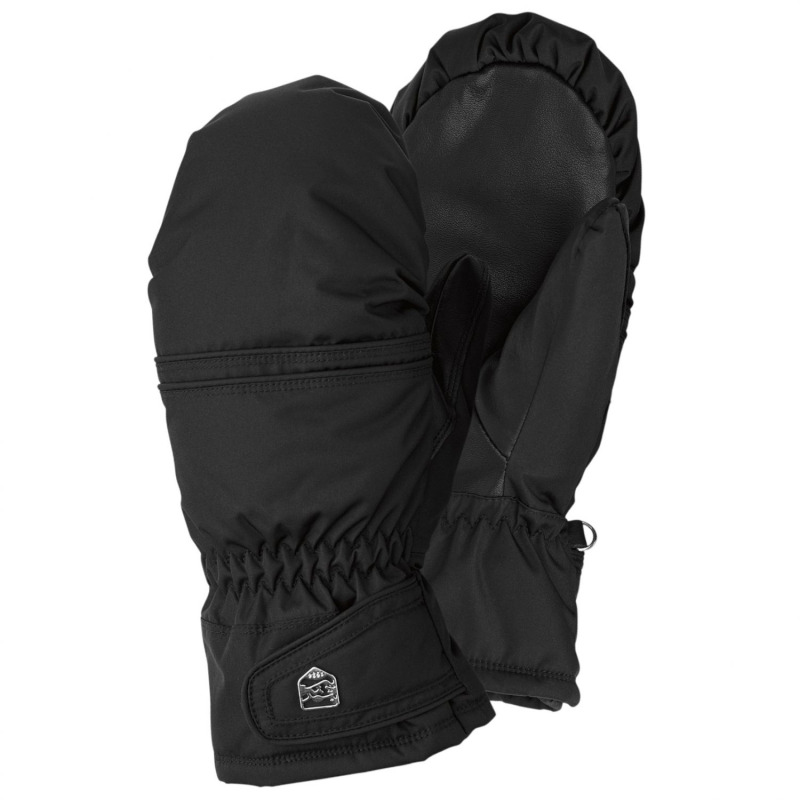 Dámské lyžařské návleky Hestra Primaloft Leather, černé