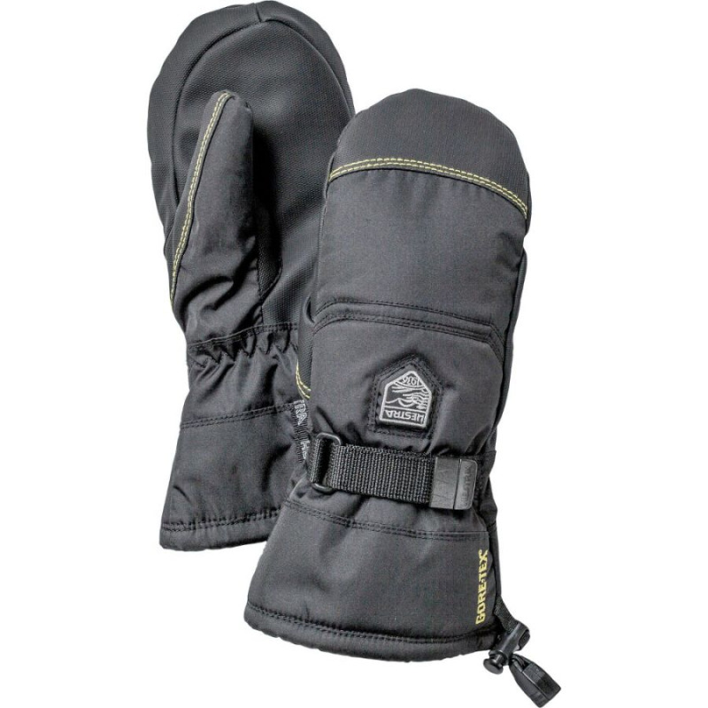 Rukavice Hestra Gore-Tex Gauntlet, junior, černé
