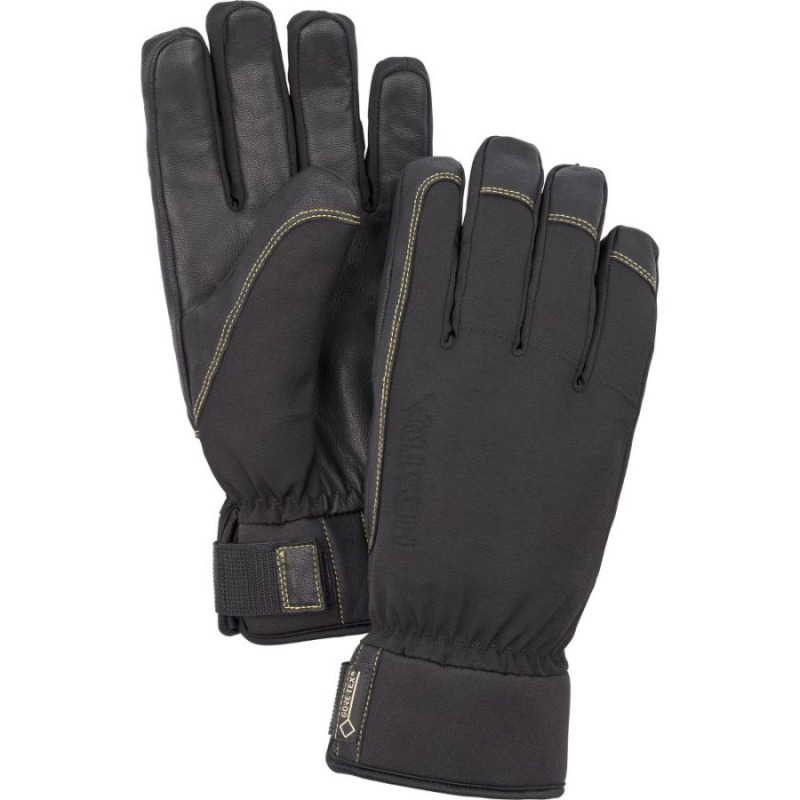 Lyžařské rukavice Hestra Alpine Short Gore-Tex, černé