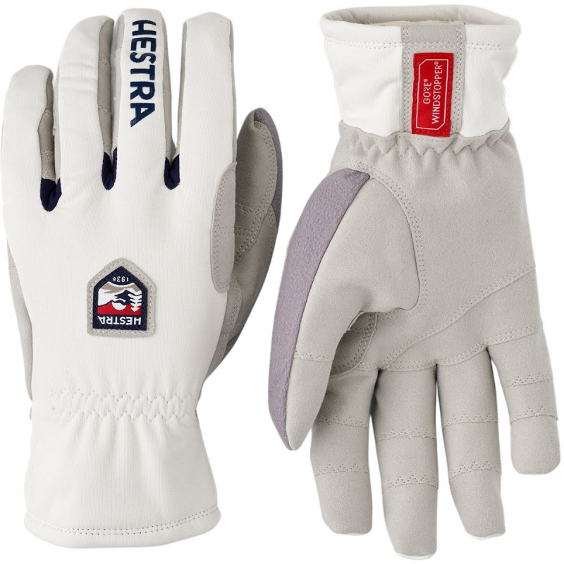 Hestra Windstopper Ergo Grip Touring, rukavice, bílá