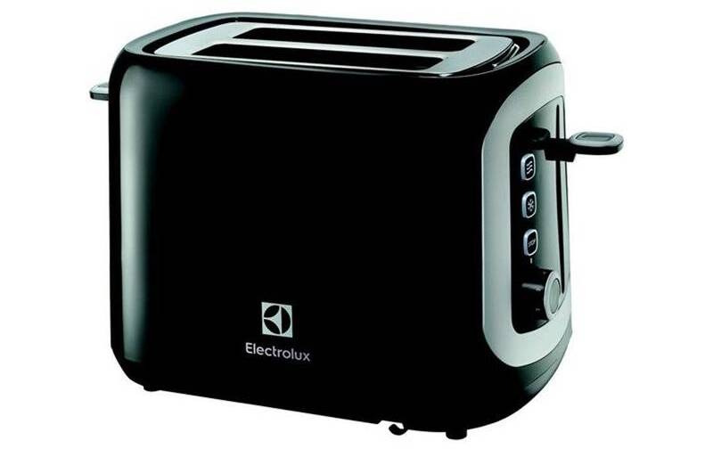 Topinkovač Electrolux EAT3300 / dvouštěrbinový / 870 W / elektronická regulace teploty - 7 stupňů / černá Varianta: ivi1