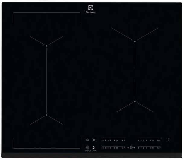 Indukční varná deska Electrolux Inspiration EIV634 / 7,35 kW / 59 cm / 400 V / černá Varianta: ivi1