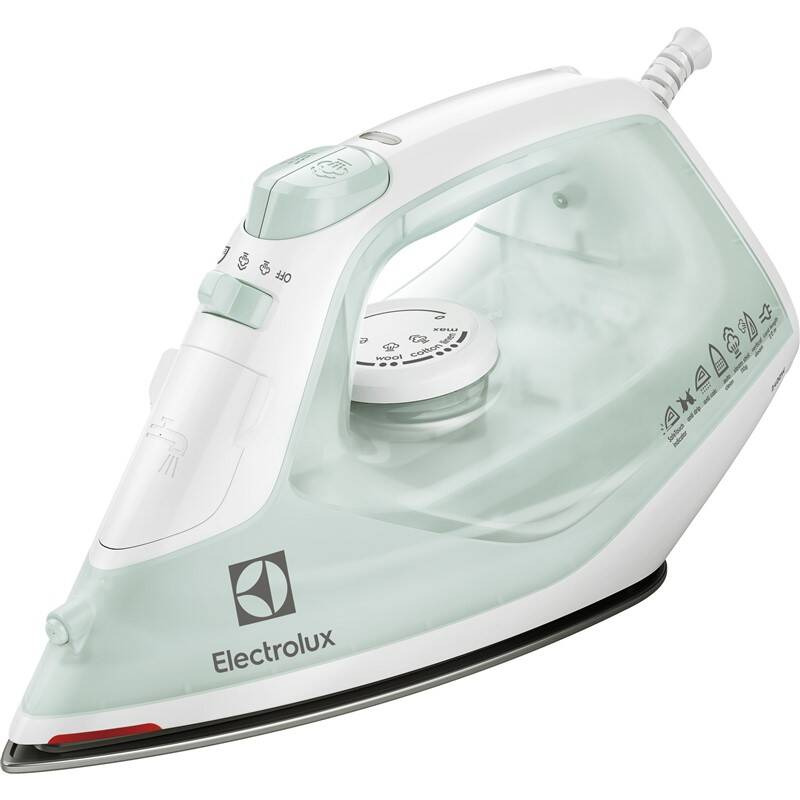 Napařovací žehlička Electrolux Easyline EDB1740LG / 2 400 W / parní ráz 110 g/min / množství páry 30 g/min / zelená Varianta: ivi1