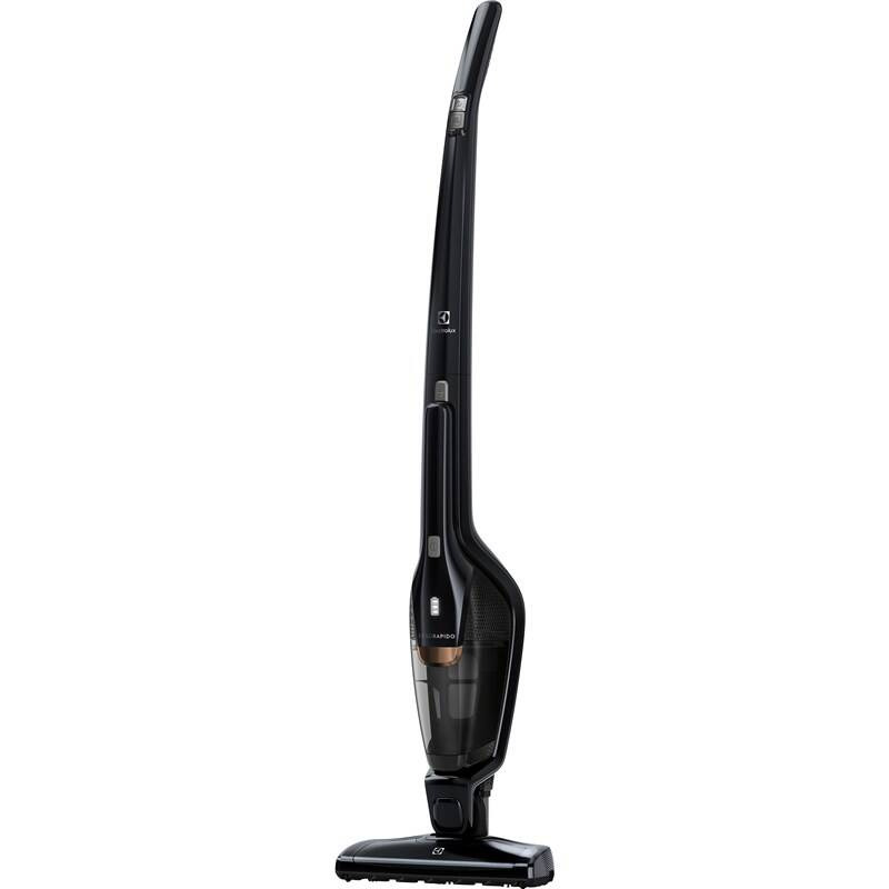 Tyčový bezsáčkový vysavač Electrolux Ergorapido Classic EERC73EB / 2 v 1 / aku (Li-Ion) / 0,5 l / 17 W / 79 dB / černá Varianta: ivi1