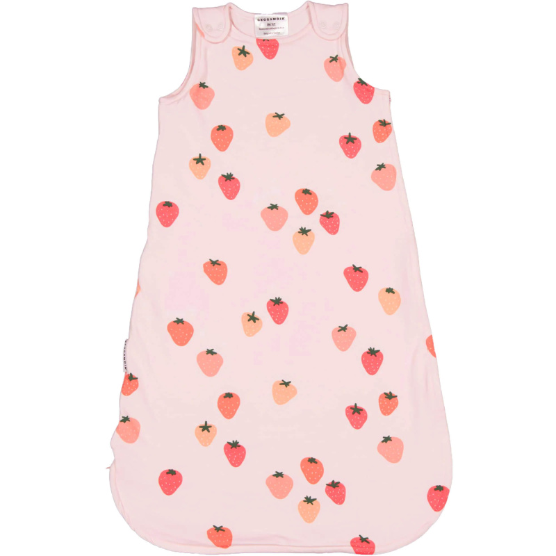 Spací pytel pro miminka z bambusu a bio bavlny (TOG 2) Geggamoja - Strawberry