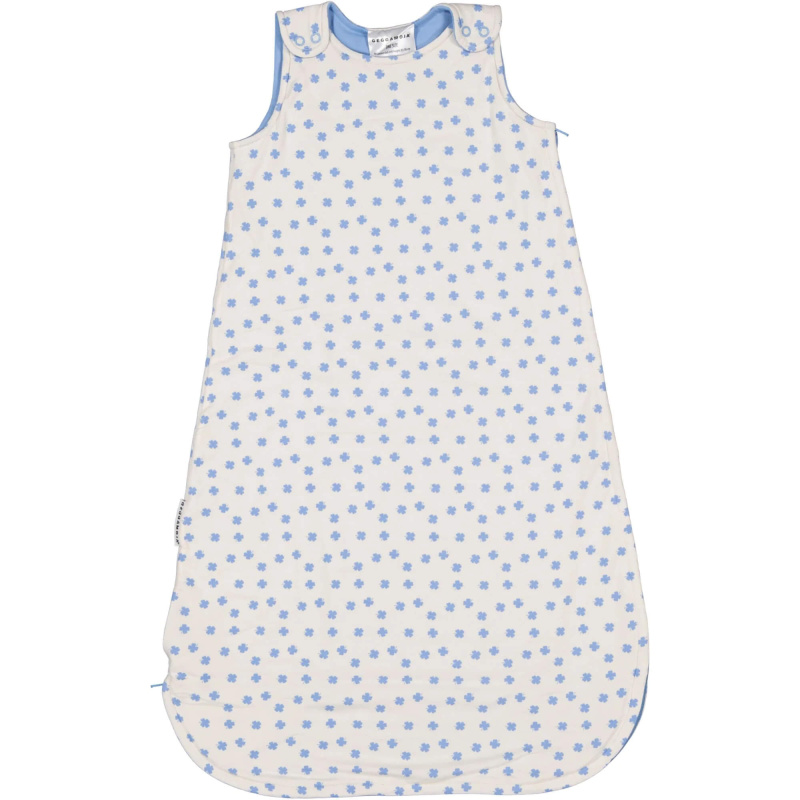 Spací pytel pro miminka z bambusu a bio bavlny (TOG 2) Geggamoja - Blue mini clover