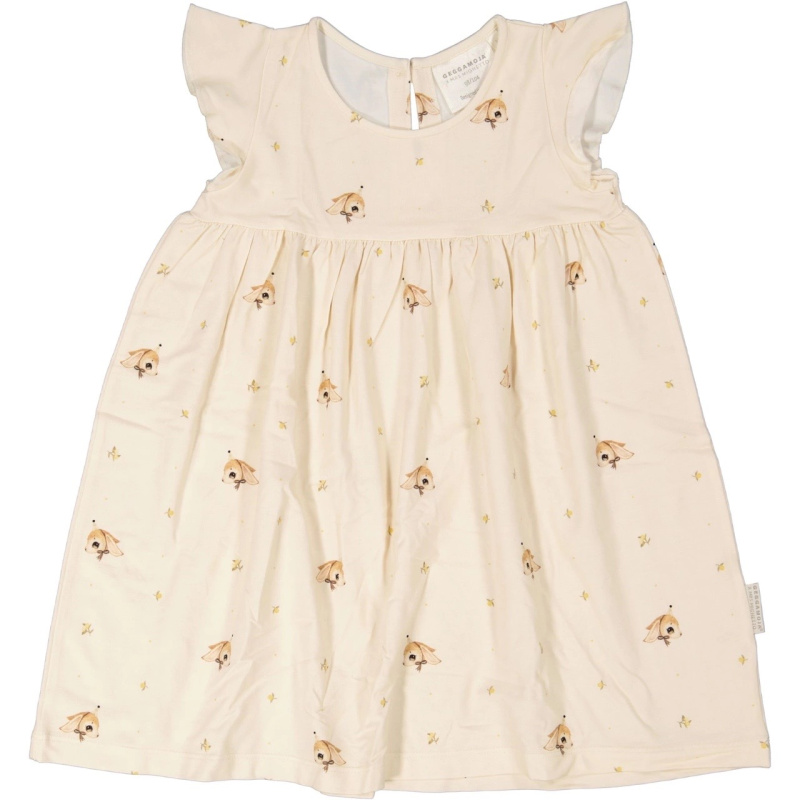Bambusové šaty dětské Long ear beige Mrs Mighetto Geggamoja Velikost: 62/68