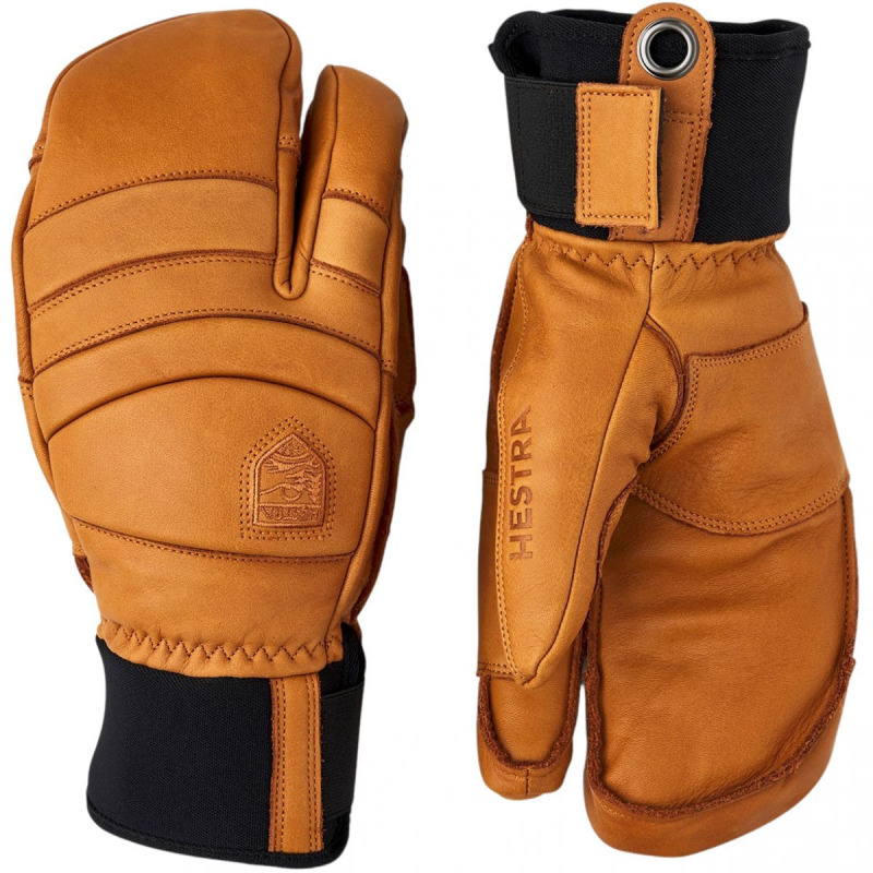 Hestra Fall Line, tříprsté lyžařské rukavice, korek/korek