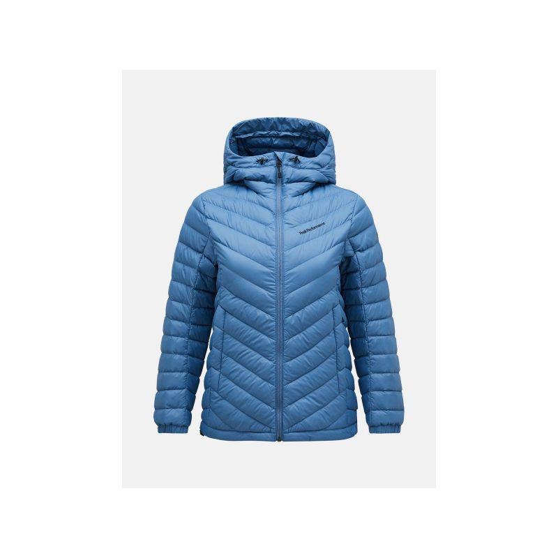 Peak Performance W Frost Down Hood Jacket modrá xs