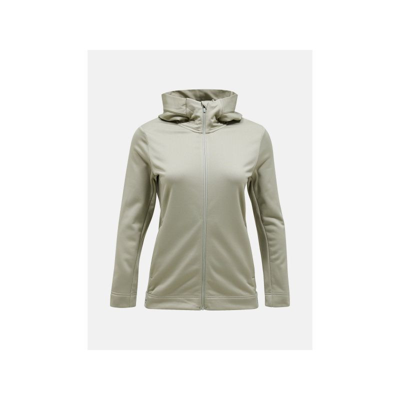 Peak Performance W Rider Tech Zip Hood Zelená L