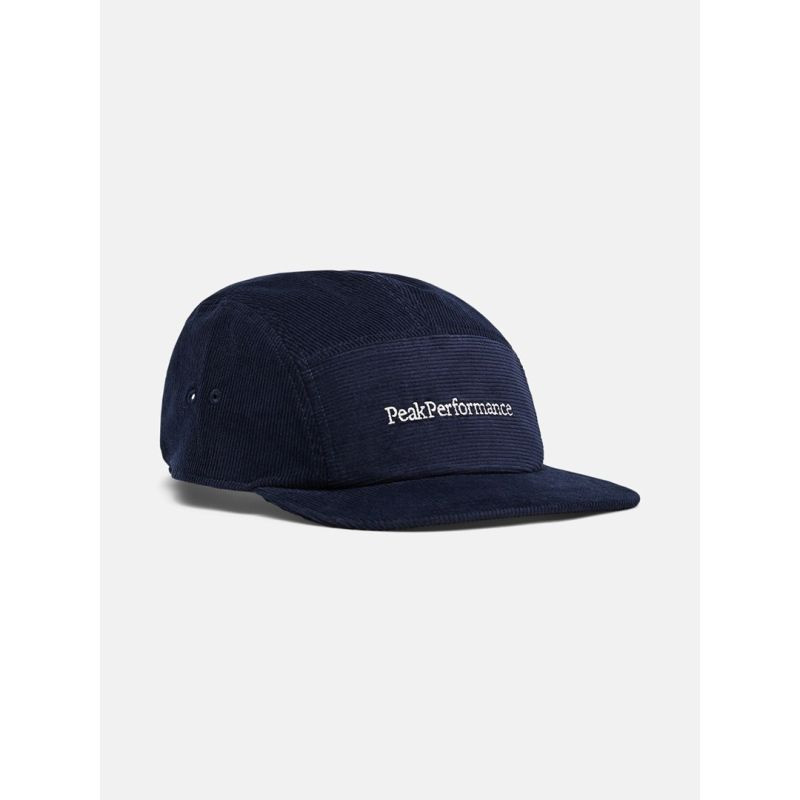Kšiltovka Peak Performance Cord Cap modrá - TU NEPLATÍ