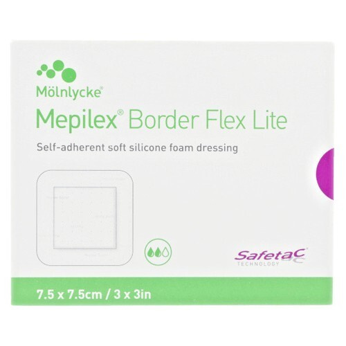Krytí Mepilex Border Flex Lite 7.5x7.5cm 5ks