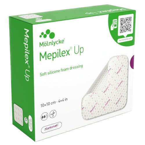 Mepilex Up sterilní silikonové krytí 10 x 10 cm 5 ks