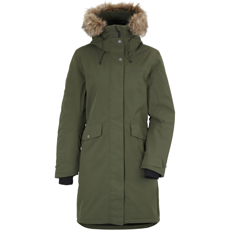 Didriksons Erika, parka, dámská, tmavě zelená
