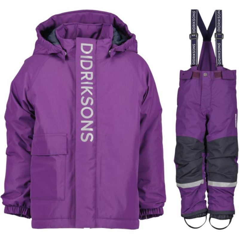 Lyžařský set Didriksons Talvi/Idre, junior, fialový