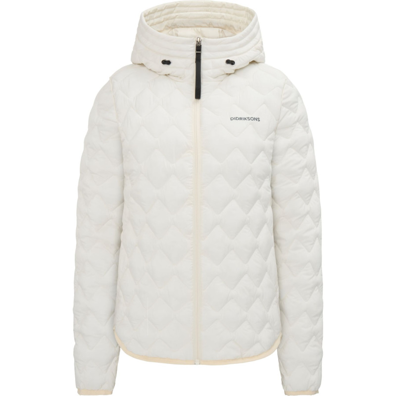 Didriksons Evelyn, zateplená bunda dámská, white foam