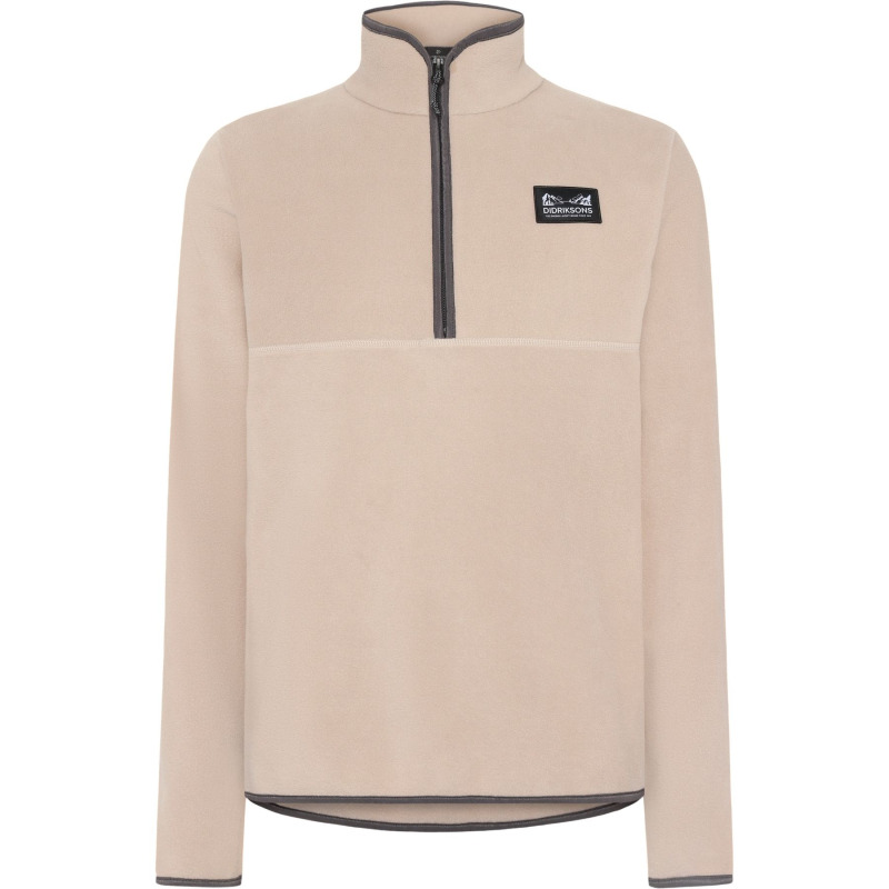Didriksons Vito, fleecová mikina, pánská, beach beige