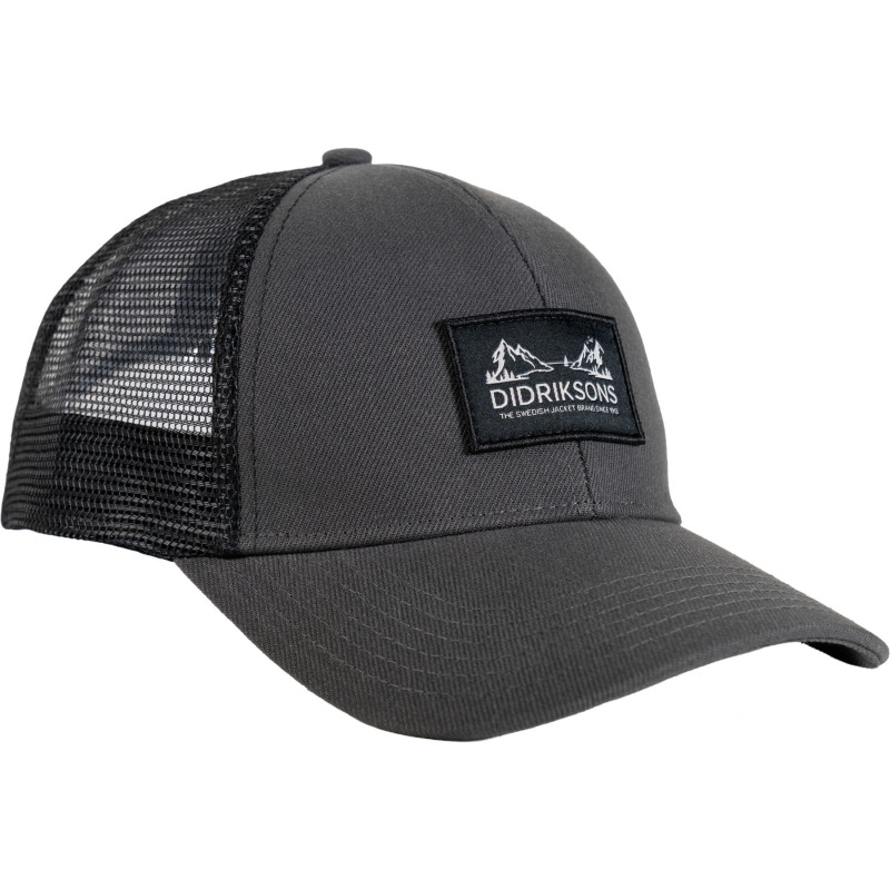 Didriksons Pellas, kšiltovka, black/grey