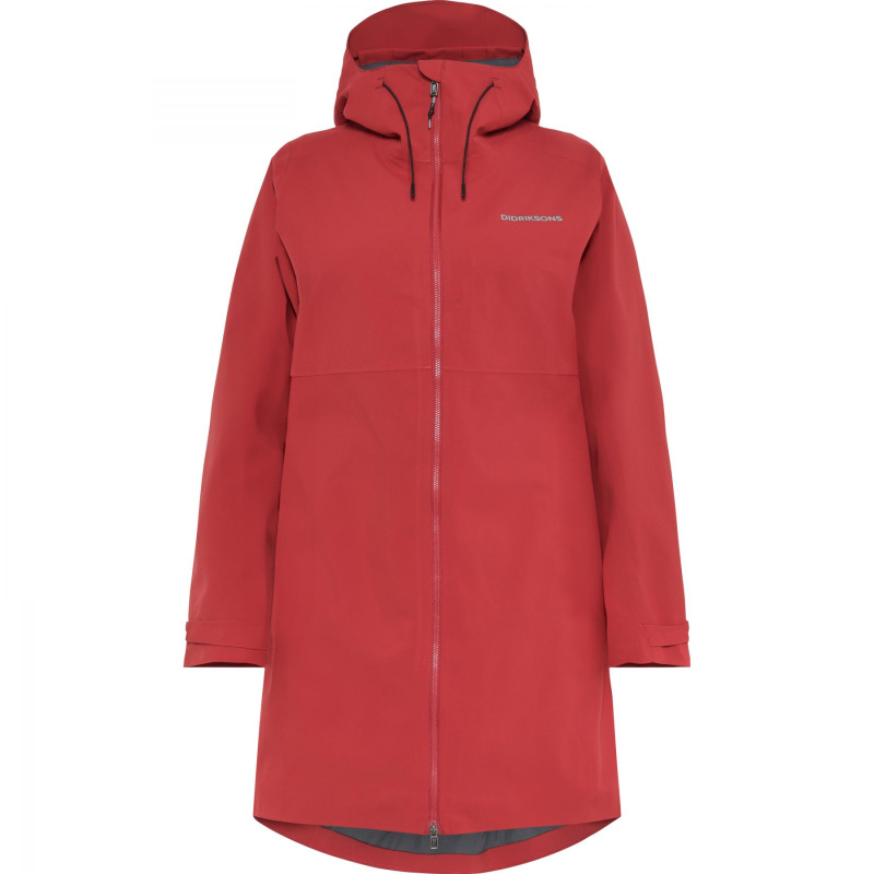Didriksons Bea, nepromokavý kabát dámský, spring red