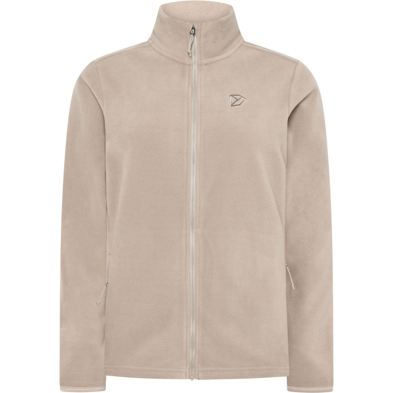 Didriksons Viona, fleecová bunda dámská, beach beige