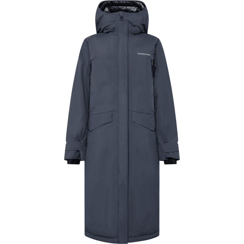 Didriksons Neja long, parka, dámská, modrá