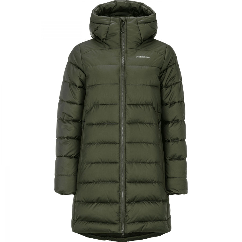 Didriksons Tejla, parka, dámská, tmavě zelená