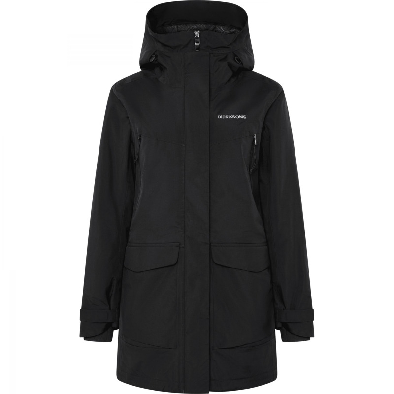 Didriksons Felia, parka, dámská, černá