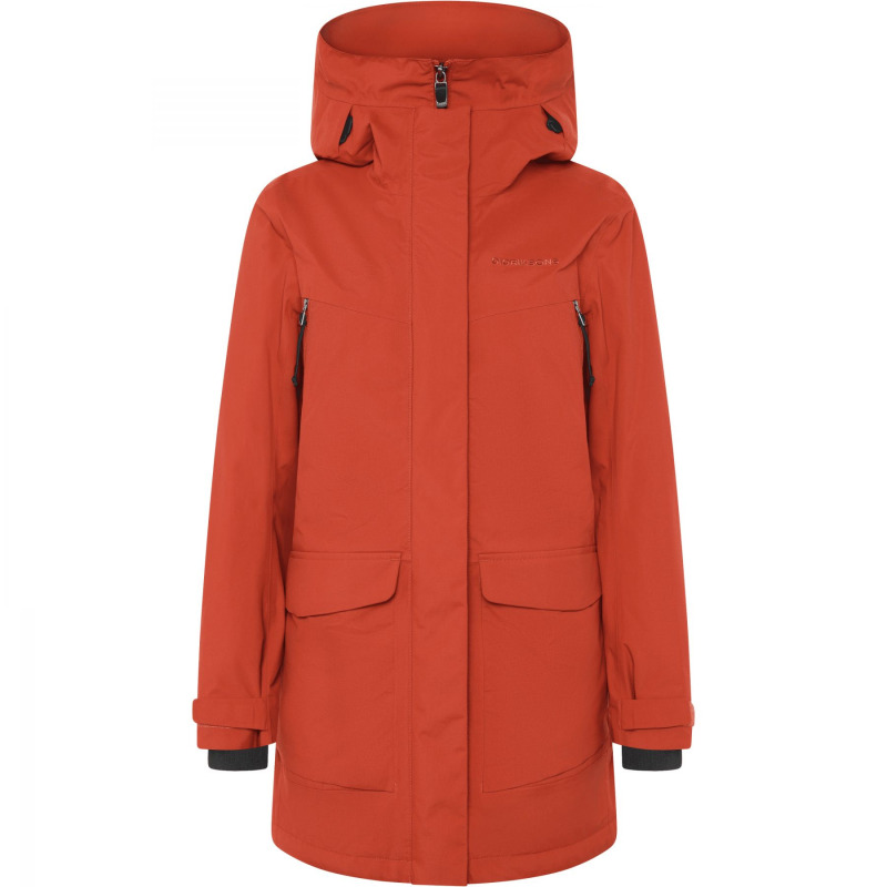 Didriksons Felia, parka, dámská, rezavá