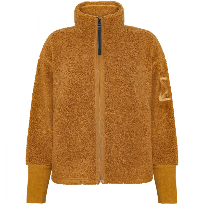 Didriksons Mella FZ 3, fleecová bunda, dámská, spice brown