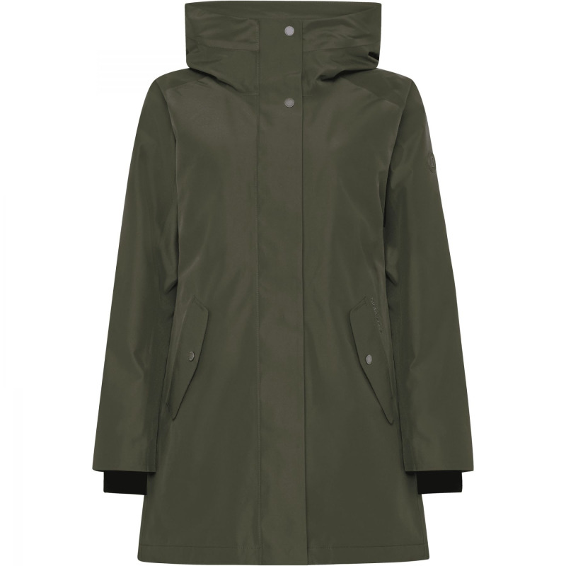 Didriksons Alana 2, parka, dámská, tmavě zelená