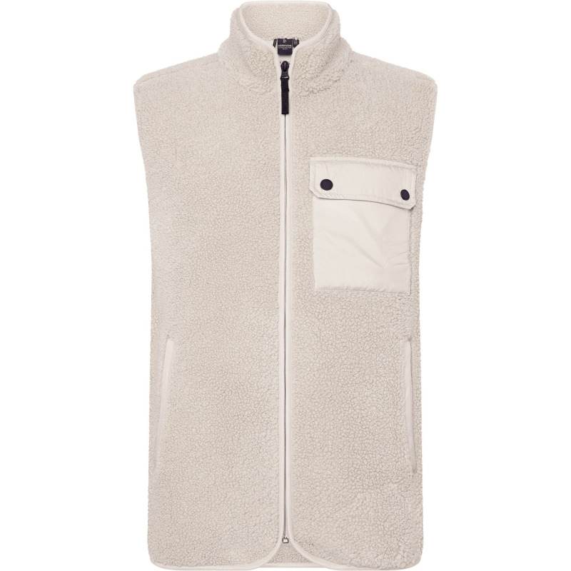 Didriksons Rasmus 2, fleecová vesta, pánská, clay beige