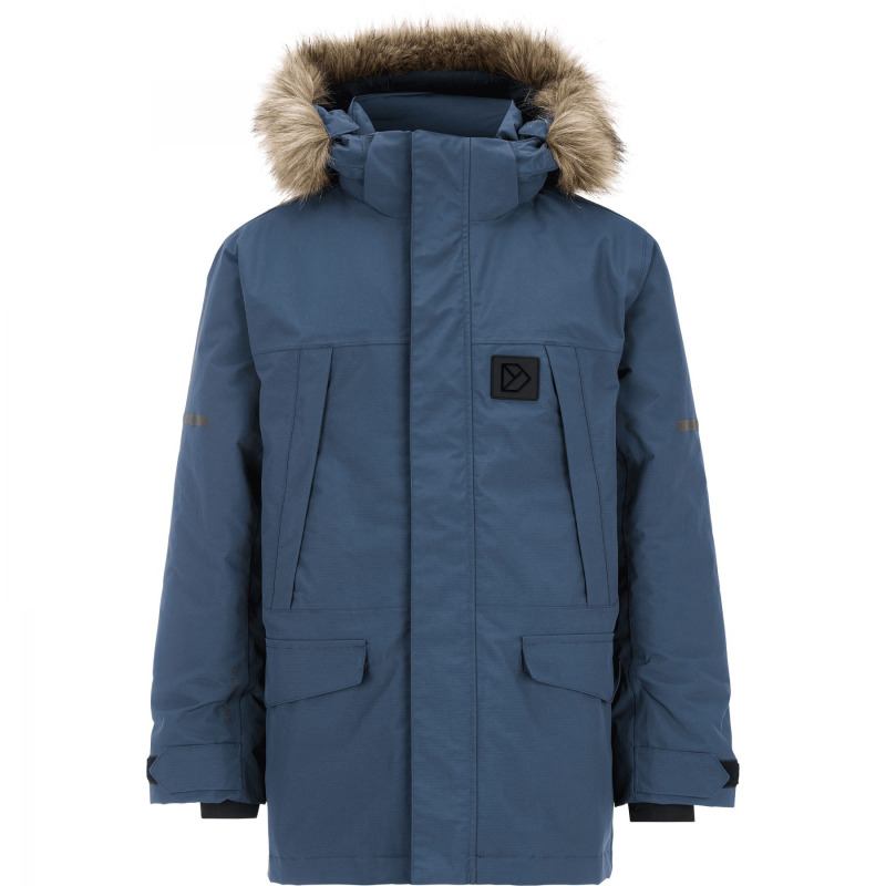 Didriksons Sylvin, parka, junior, modrá