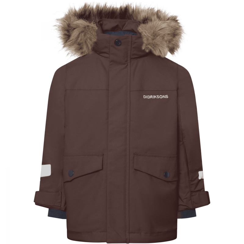 Didriksons Bjärven 5, parka, děti, hnědá