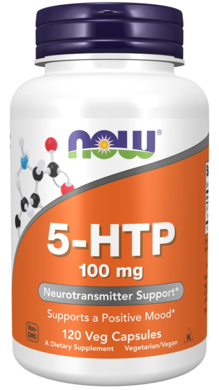 NOW Foods 5-HTP 100 60 rostlinných kapslí