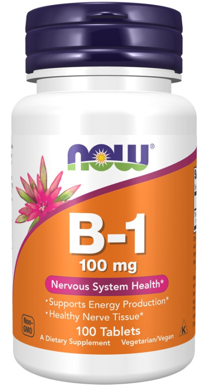 Now Foods Vitamin B1 100 mg 100 tablet