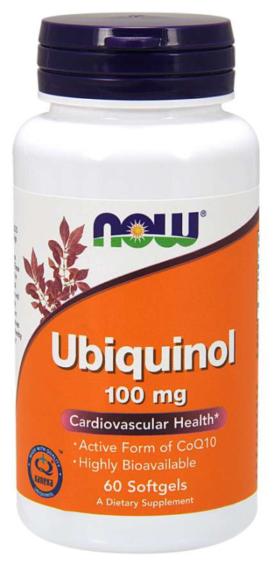 Now Foods Ubiquinol 100 mg 60 kapslí