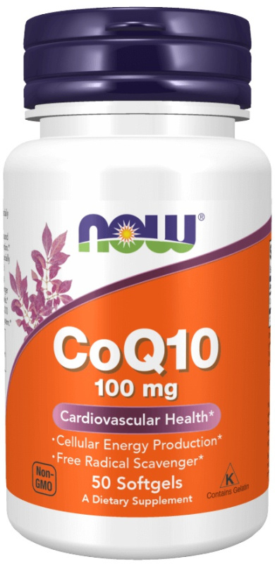 Now Foods CoQ10 100 mg 50 kapslí